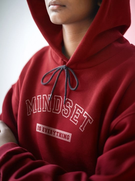 Women Typography Printed Hooded Sweatshirt – Trendy Graphic Hoodie for Winter in Pakistan | DOCACCA