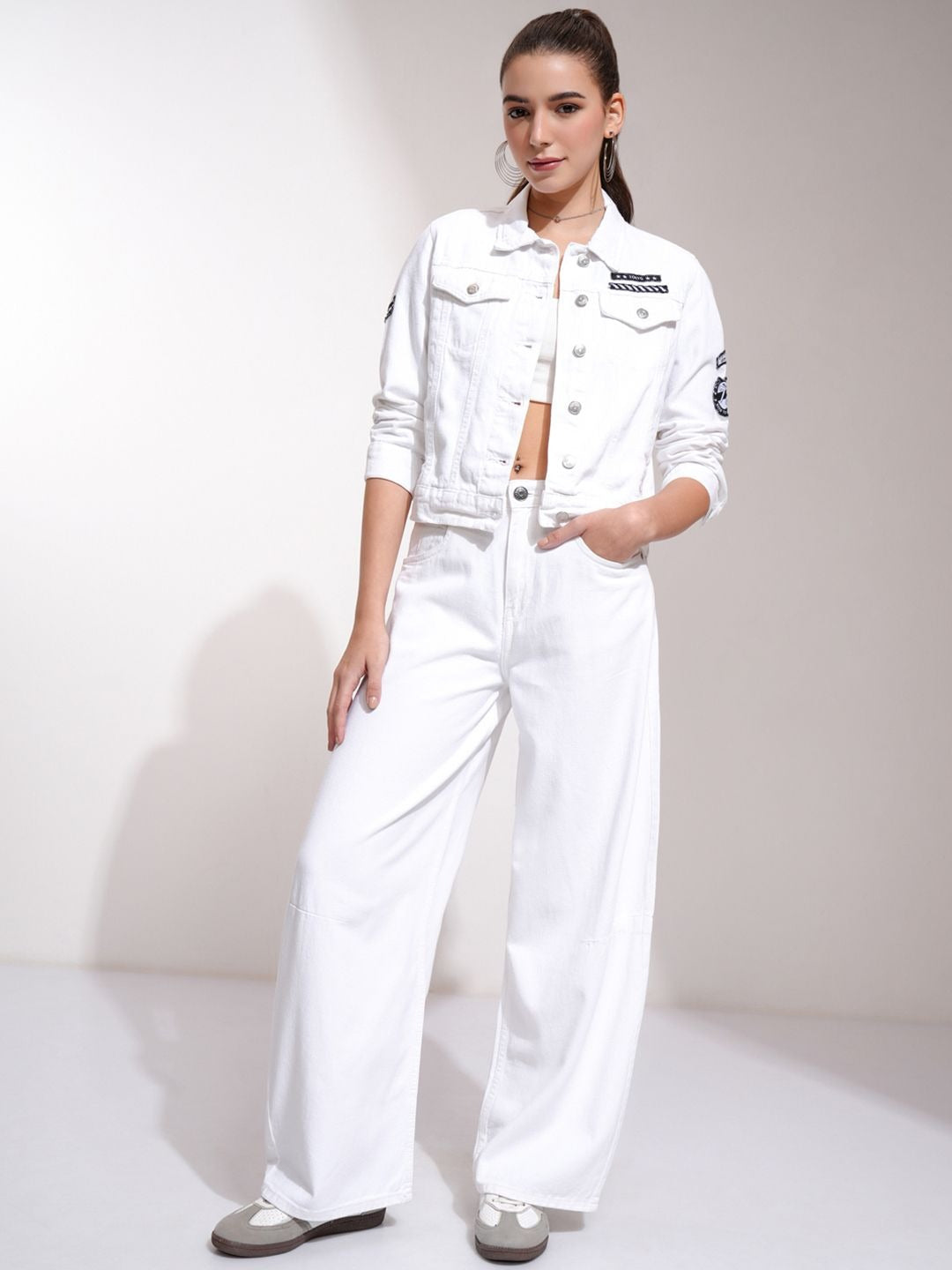 Women Denim Jacket – Trendy Everyday Layering Style for Pakistani Fashion | HB INDUSTRIES