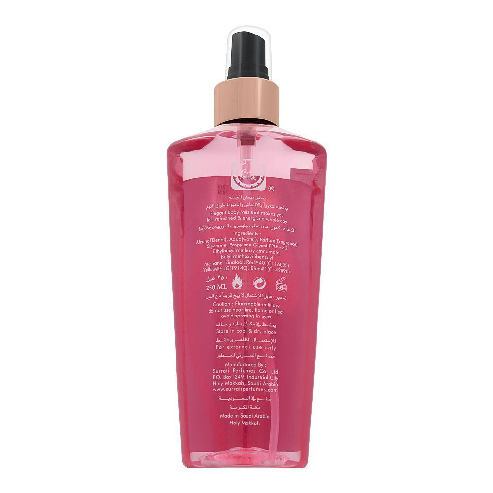 Surrati Twist Banafsaji Body Mist, 250ml