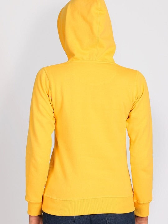 Batman Printed Hooded Pullover Yellow Hoodie for Women – Casual Streetwear Pakistan | DOCACCA