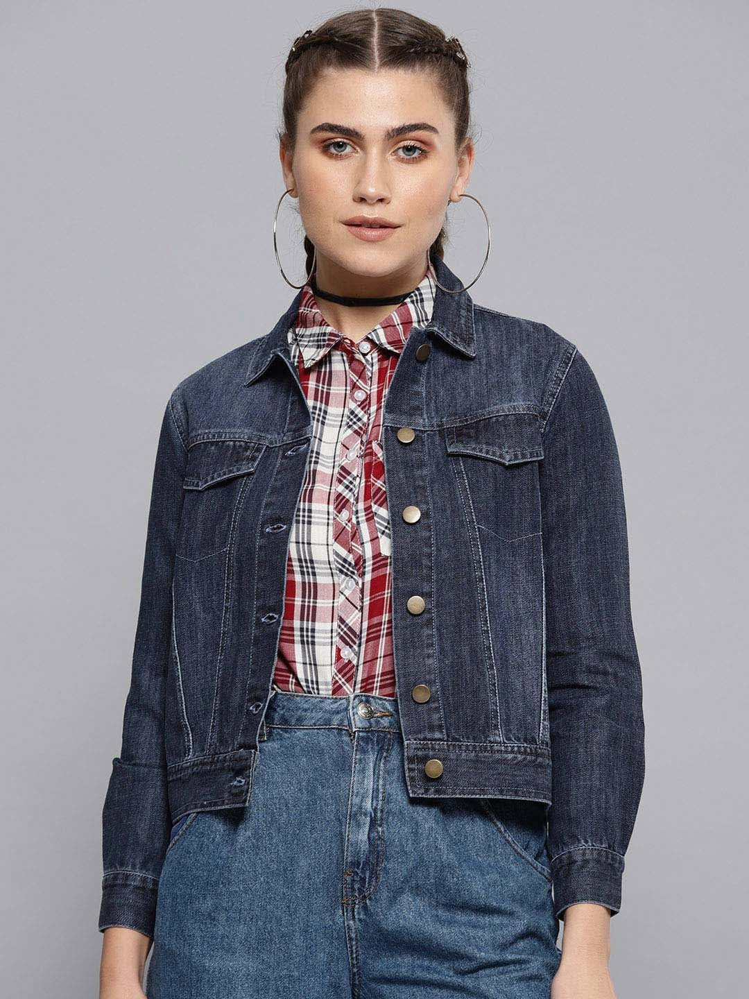 Women Denim Plain Jacket for Everyday Style in Pakistan | HB INDUSTRIES