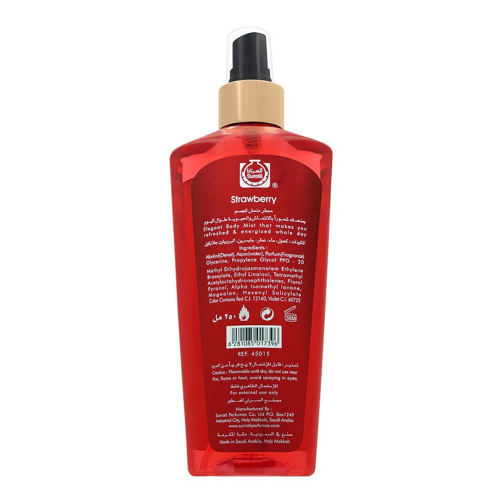 Surrati Twist Strawberry Body Mist, 250ml