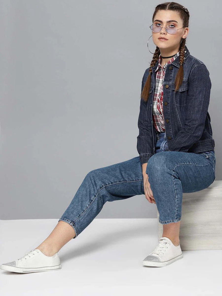 Women Denim Plain Jacket for Everyday Style in Pakistan | HB INDUSTRIES