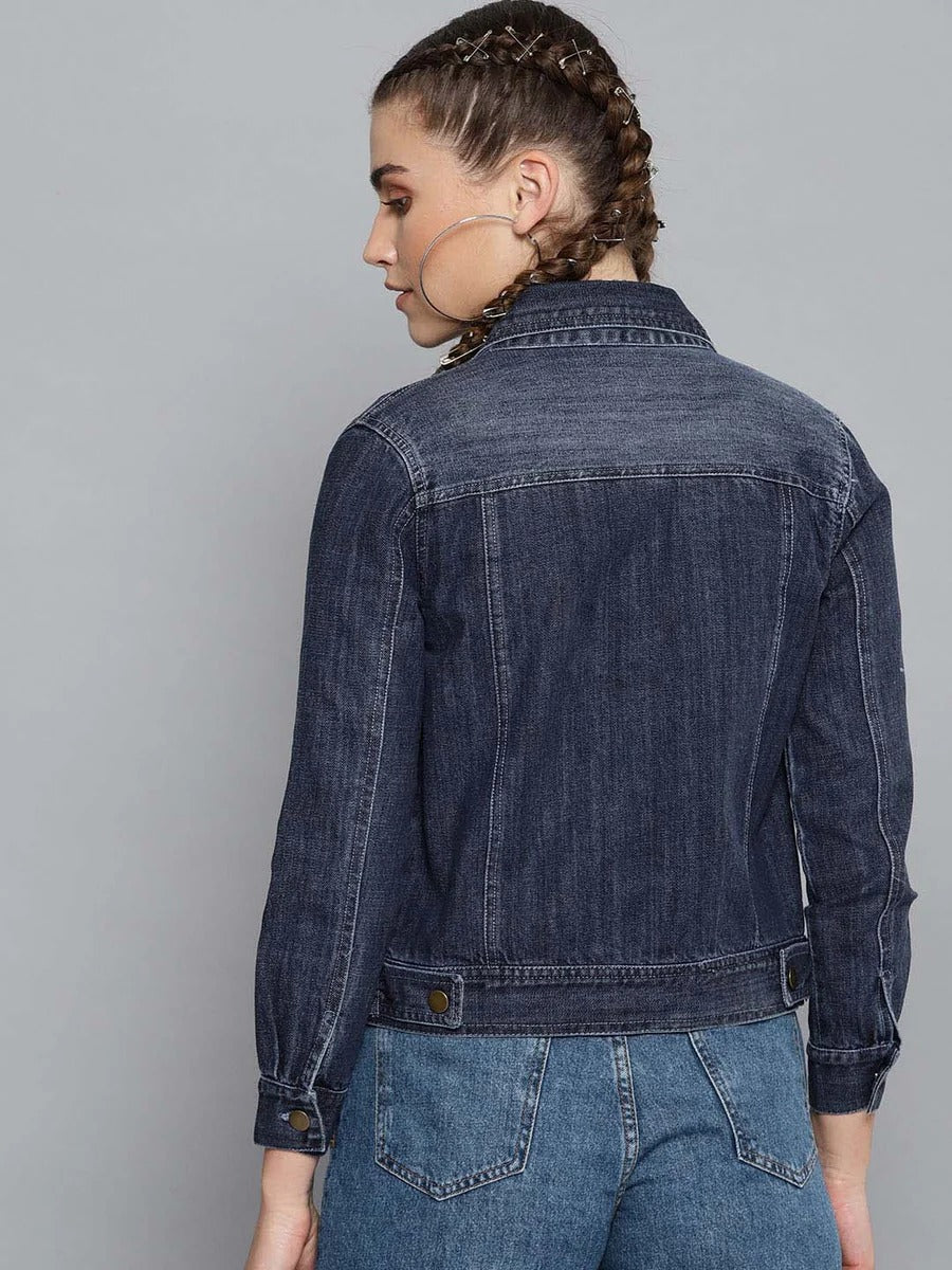 Women Denim Plain Jacket for Everyday Style in Pakistan | HB INDUSTRIES