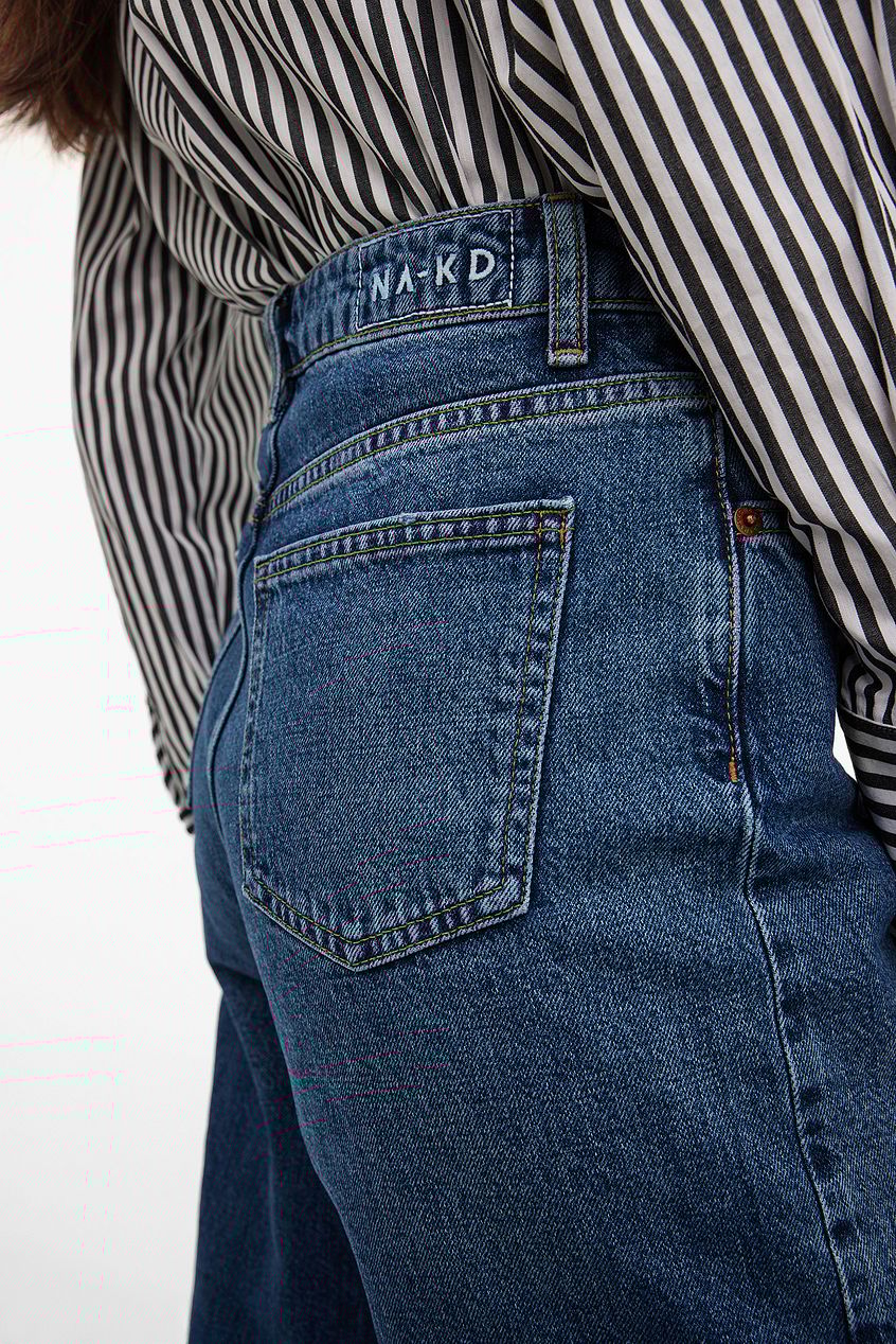 Women Wide High Waist Jeans – Flattering Wide-Leg, Tummy-Smoothing, All-Day Comfort Denim for Pakistan | DOCACCA (Copy)