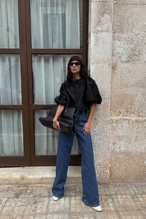 Women Wide High Waist Jeans – Flattering Wide-Leg, Tummy-Smoothing, All-Day Comfort Denim for Pakistan | DOCACCA (Copy)