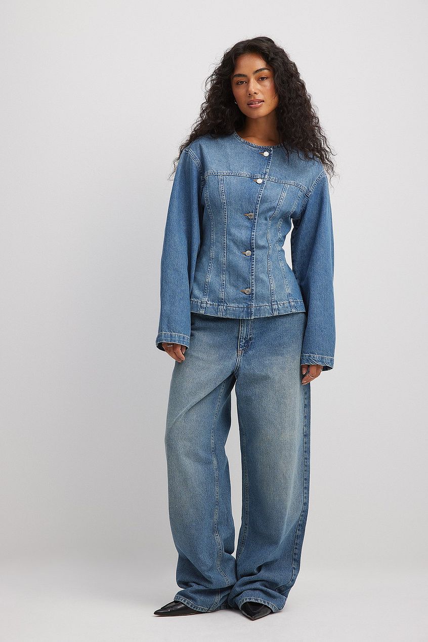 Women Loose Low Waist Long Jeans – Relaxed Baggy Fit, Low-Rise Comfort Denim for Pakistan | HB INDUSTRIES
