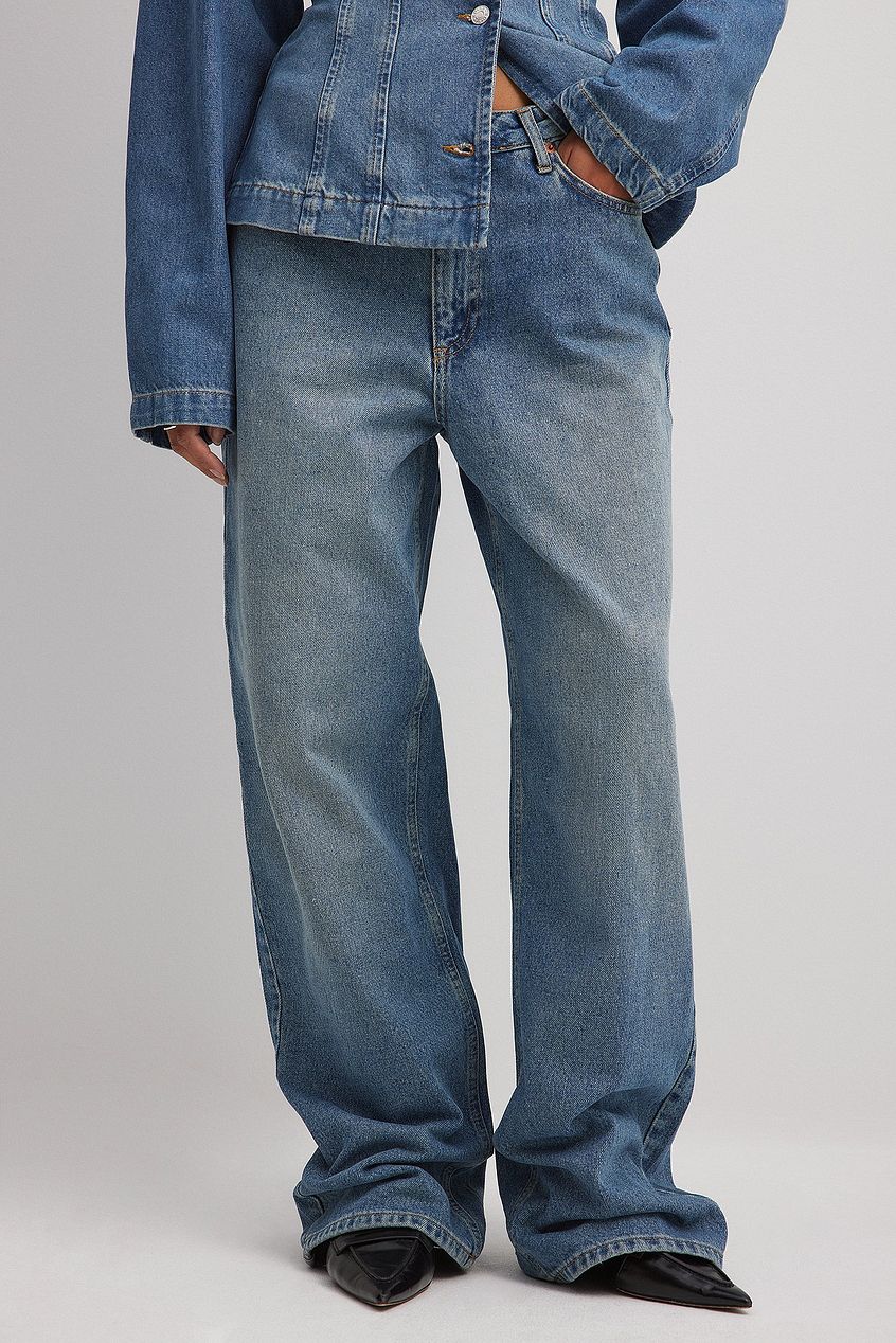 Women Loose Low Waist Long Jeans – Relaxed Baggy Fit, Low-Rise Comfort Denim for Pakistan | HB INDUSTRIES