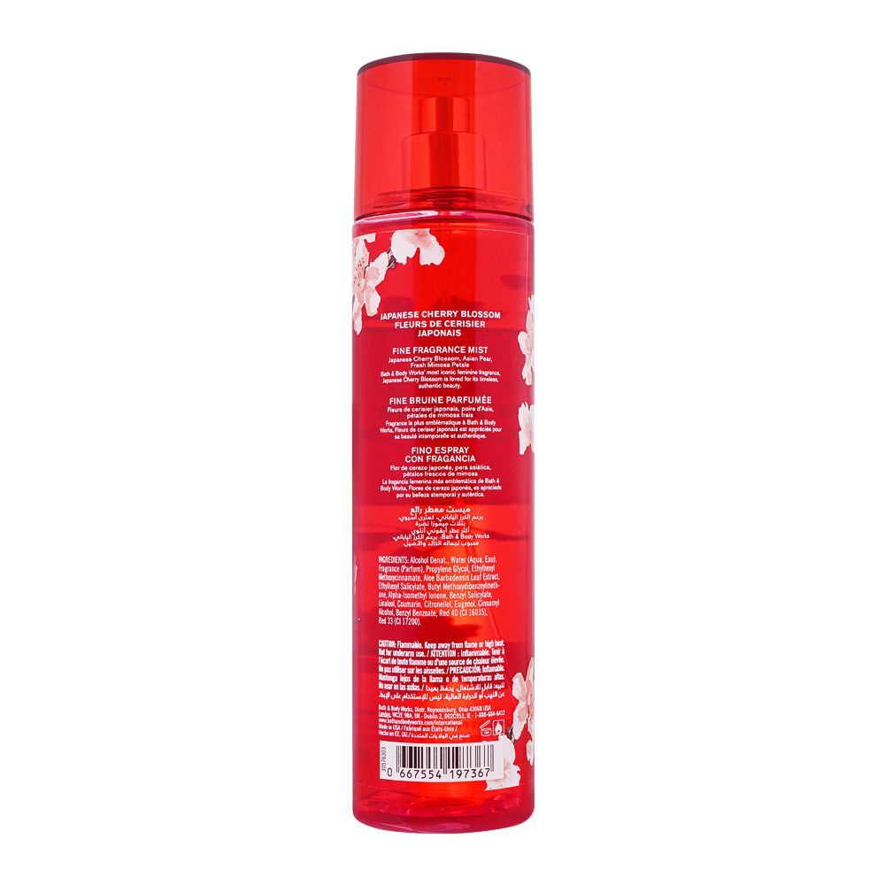 Bath & Body Works Japanese Cherry Blossom Fine Fragrance Mist, 236ml