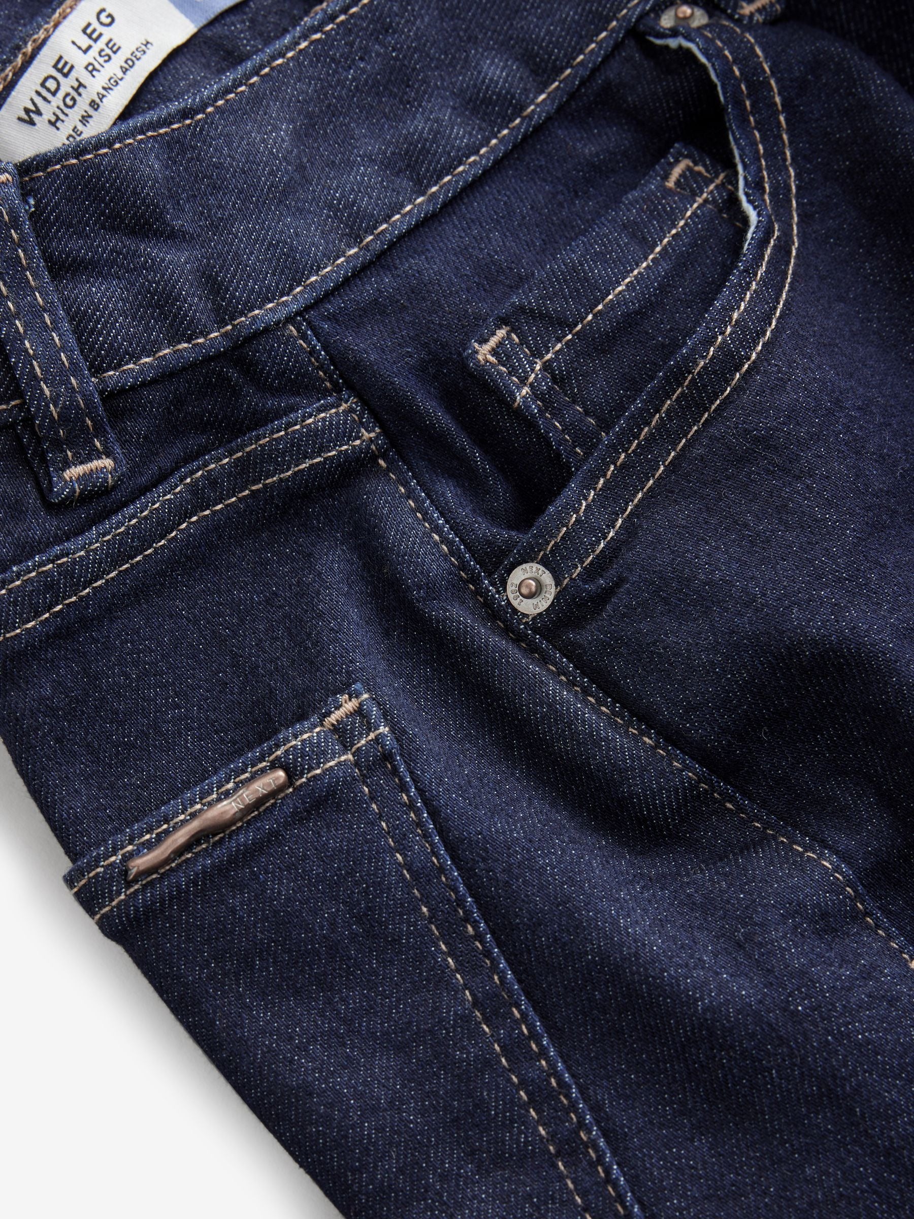 Women Rinse Hourglass Wide Leg Jeans – Trendy High-Waisted Cotton Denim for Pakistan | HB INDUSTRIES