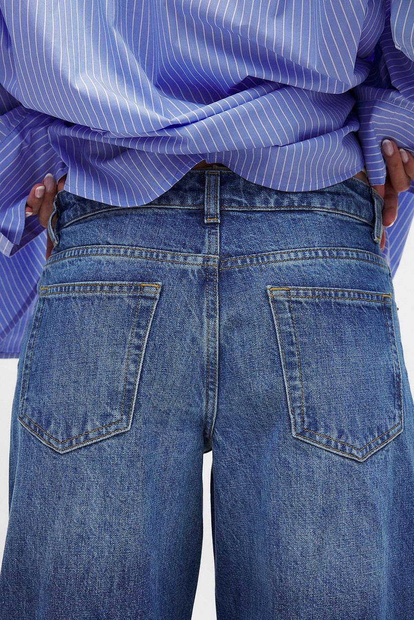 Women Mid Waist Loose Straight Denim – Comfortable Mid-Rise Straight-Leg Jeans for Everyday Pakistani Style | HB INDUSTRIES