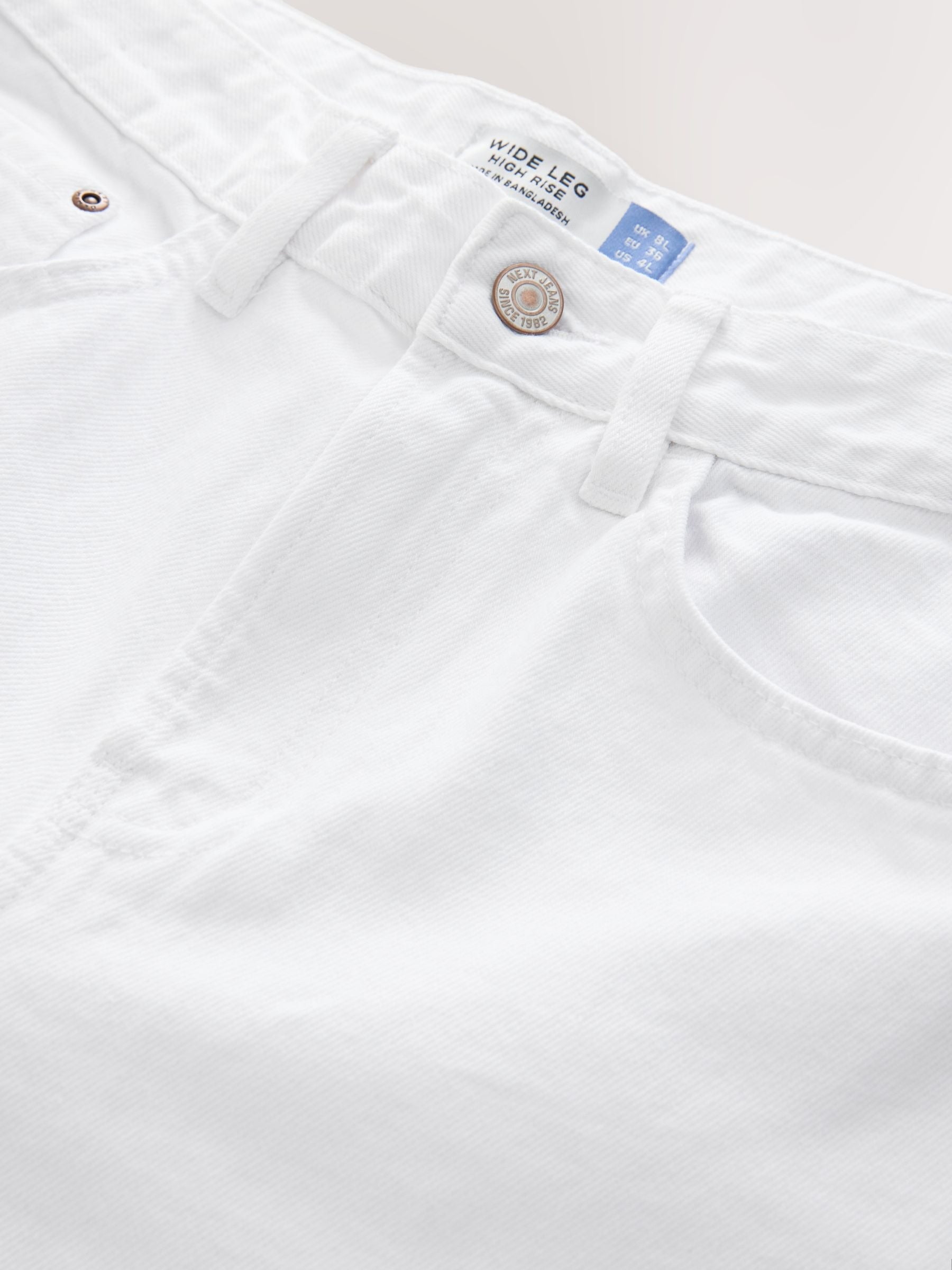 Women White Wide Leg Jeans – Elegant High Waisted Denim Pants for Stylish Outfits in Pakistan | HB INDUSTRIES