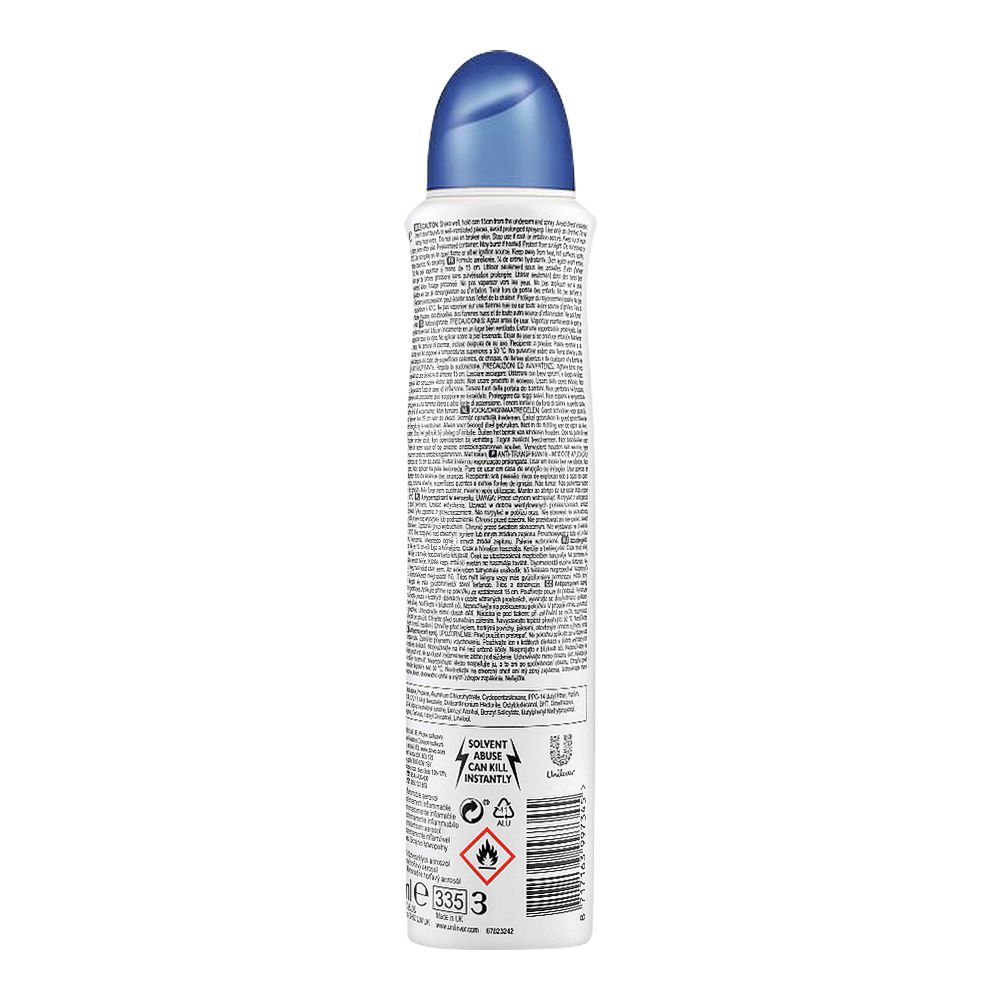 Dove 48H Original Deodorant Spray, For Women, 0% Alcohol, 250ml