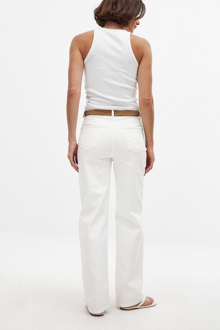 Women Straight High Waist Jeans – Flattering High-Rise Straight Leg, Tummy-Smoothing Denim for Pakistan | HB INDUSTRIES