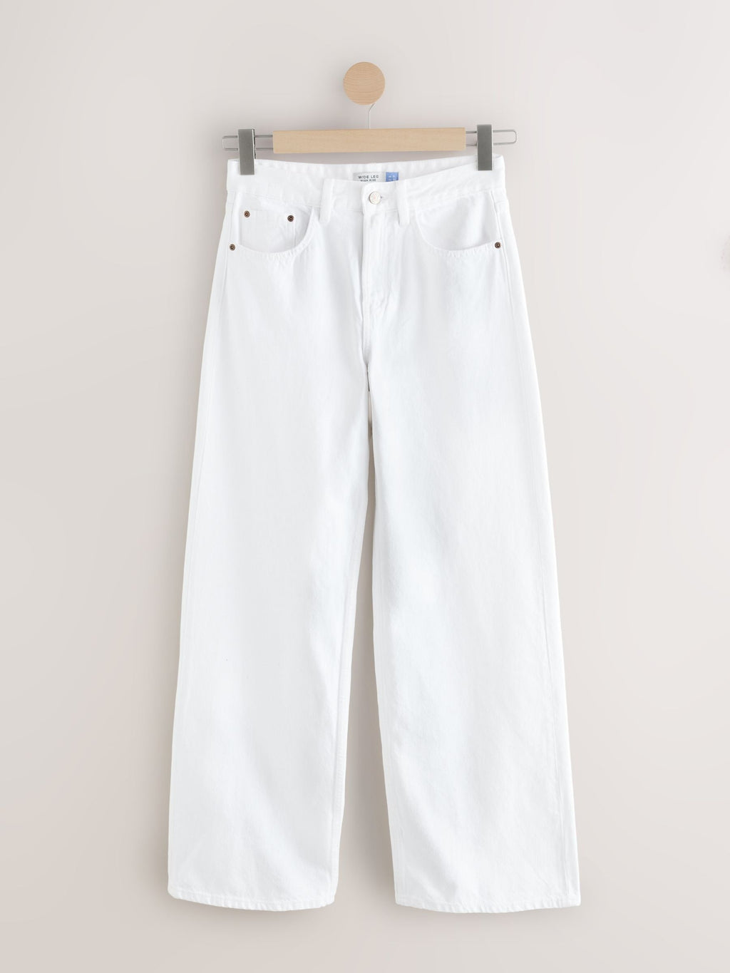 Women White Wide Leg Jeans – Elegant High Waisted Denim Pants for Stylish Outfits in Pakistan | HB INDUSTRIES