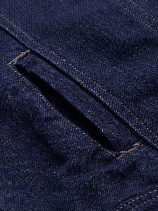 The Lifestyle Co Women Blue Solid Denim Jacket