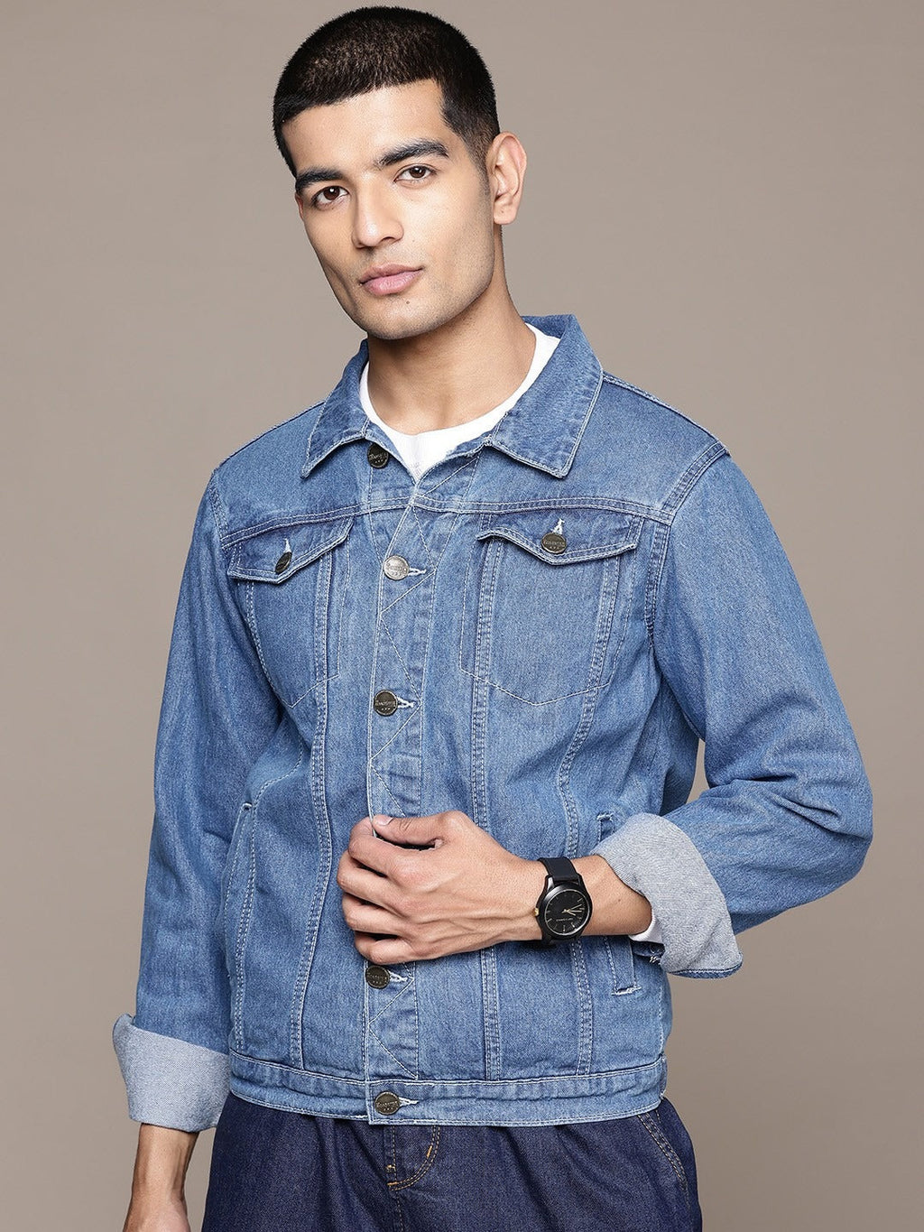 The Lifestyle Co. Pure Cotton Denim Jacket – Breathable, Durable Outerwear for Men in Pakistan | HB INDUSTRIES