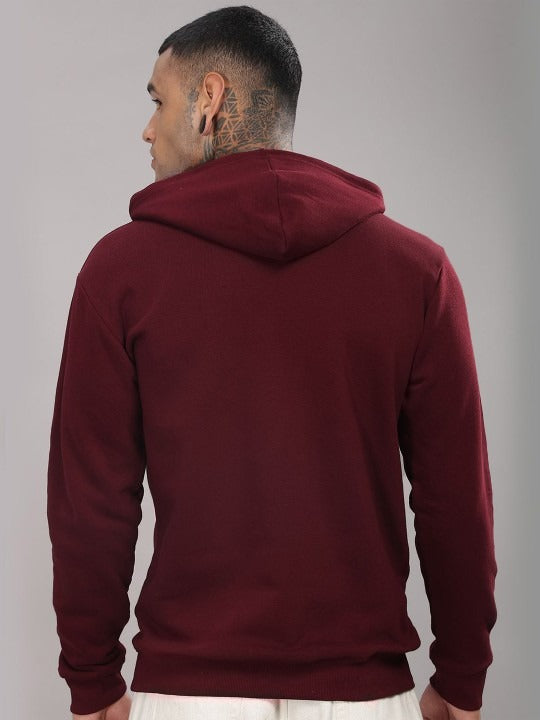 Men Printed Cotton Hooded Sweatshirt – Stylish & Comfortable Hoodie in Pakistan