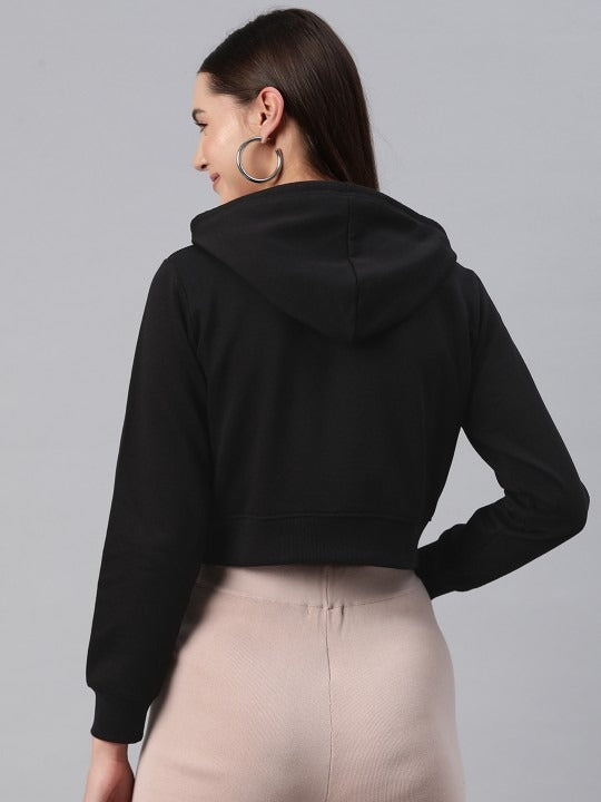 Women’s Hooded Cropped Fleece Hoodie — Cozy Crop Sweatshirt | HB INDUSTRIES Pakistan