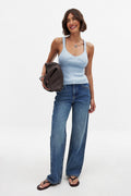 Women Mid Waist Straight Jeans – Classic Straight-Leg Denim for Daily Style in Pakistan | DOCACCA