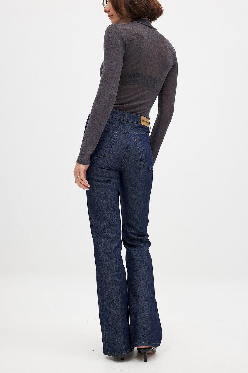 Women High Waist Flared Denim – Leg-Lengthening, Breathable Jeans for Pakistan | HB INDUSTRIES