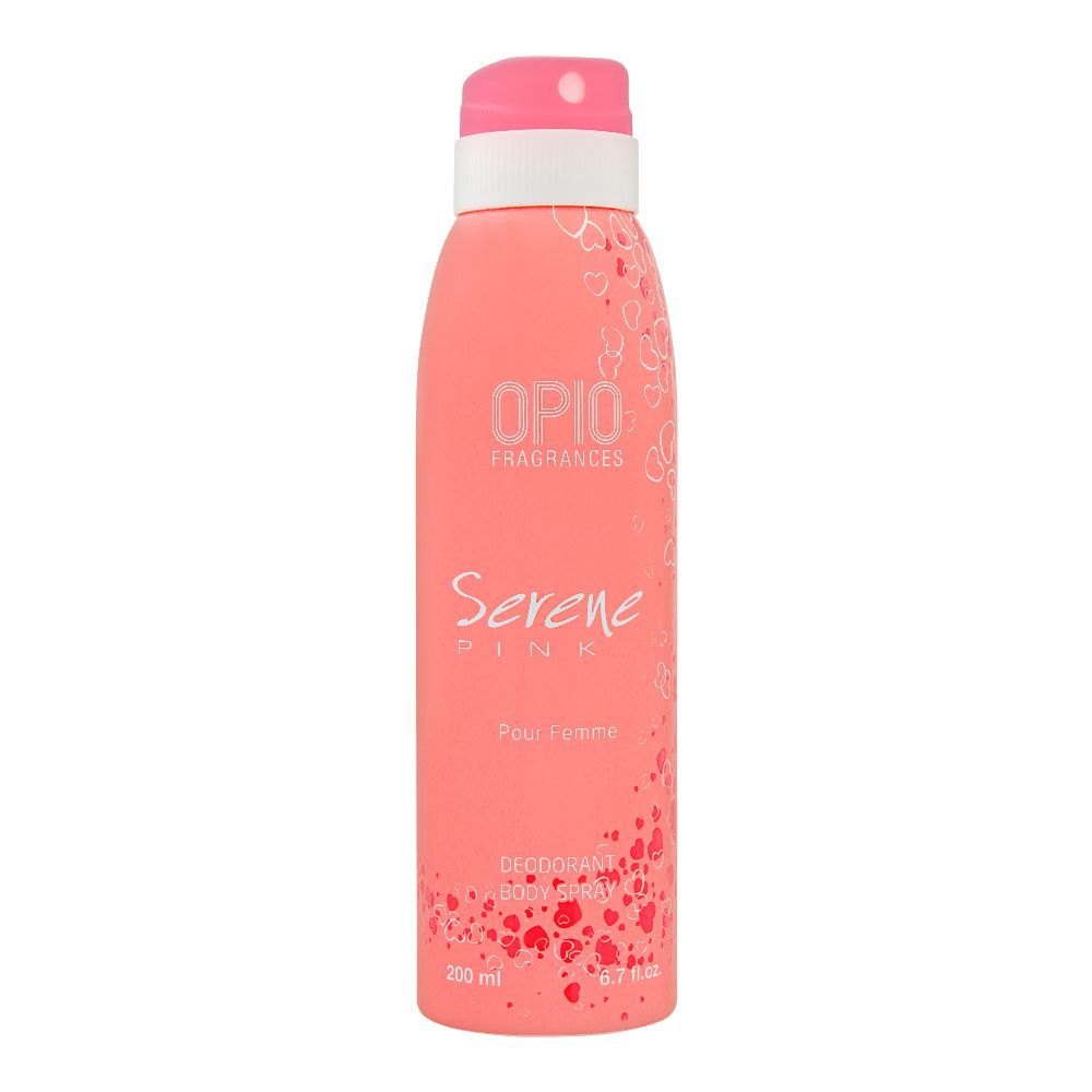 Opio Serene Pink Deodorant Body Spray, For Women, 200ml