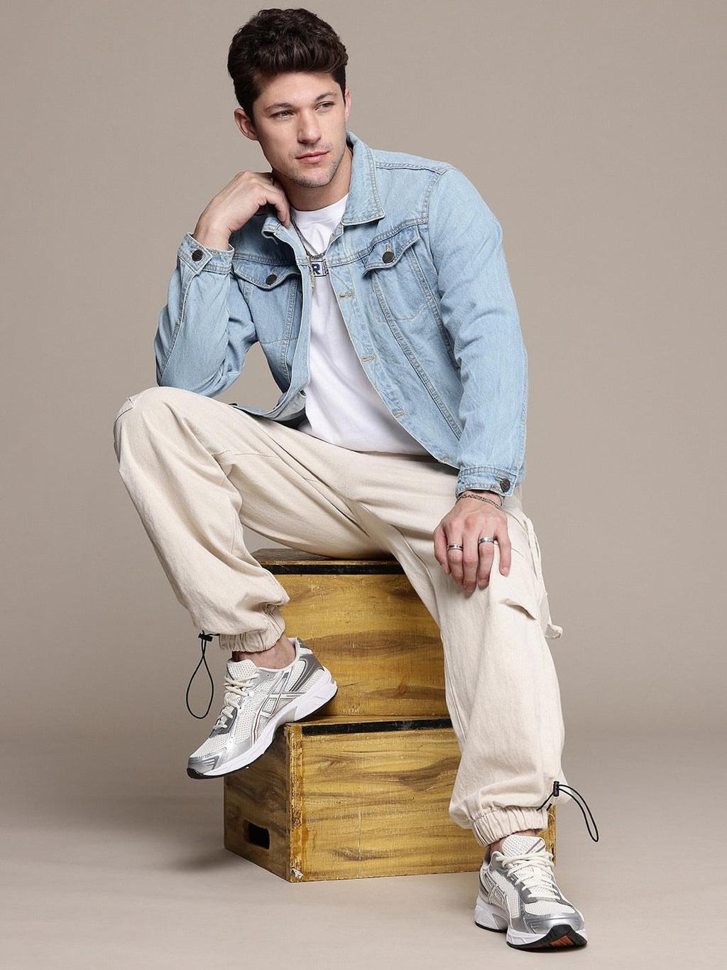 The Life Co. Pure Cotton Denim Jacket – Breathable Everyday Outerwear for Men in Pakistan | HB INDUSTRIES