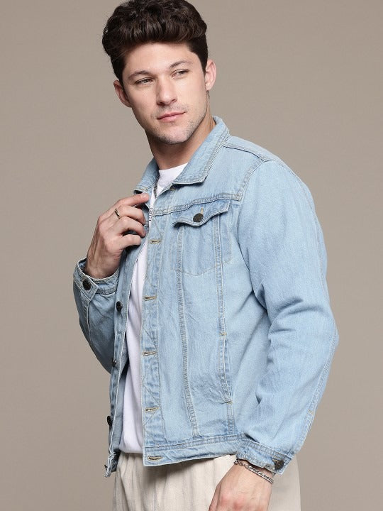 The Life Co. Pure Cotton Denim Jacket – Breathable Everyday Outerwear for Men in Pakistan | HB INDUSTRIES