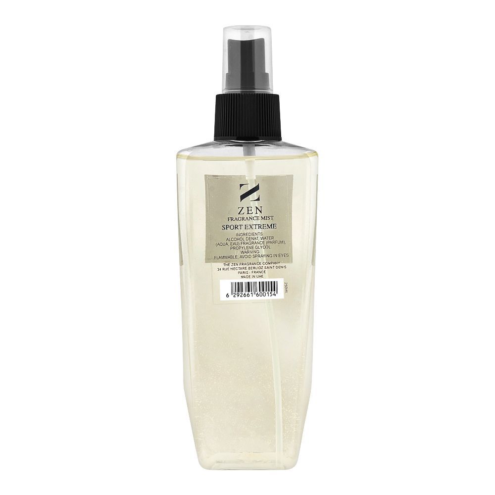 Zen Fragrance Mist For Men Sport Extreme, 250ml