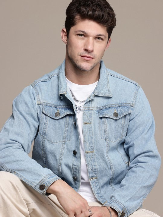 The Life Co. Pure Cotton Denim Jacket – Breathable Everyday Outerwear for Men in Pakistan | HB INDUSTRIES