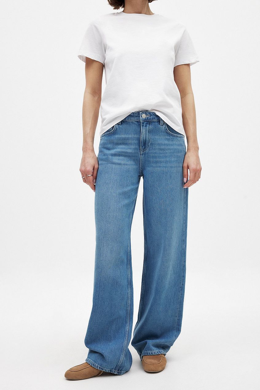 Women Mid Waist Soft Denim Jeans – Comfort Stretch, Everyday Pakistani Fit | DOCACCA