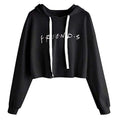 ABBY Printed Fleece Pull Over Hoodie For womens