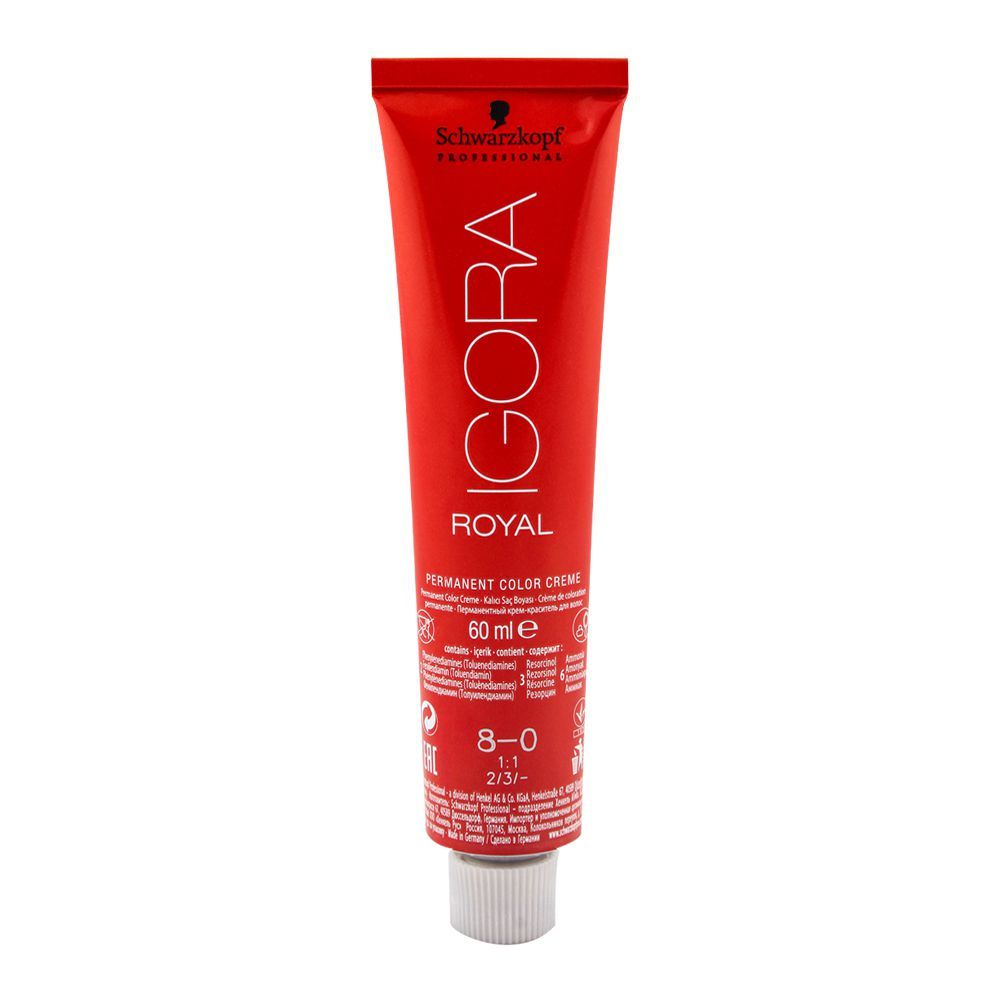 Schwarzkopf Igora Royal Hair Color 8-0 Light Blonde
