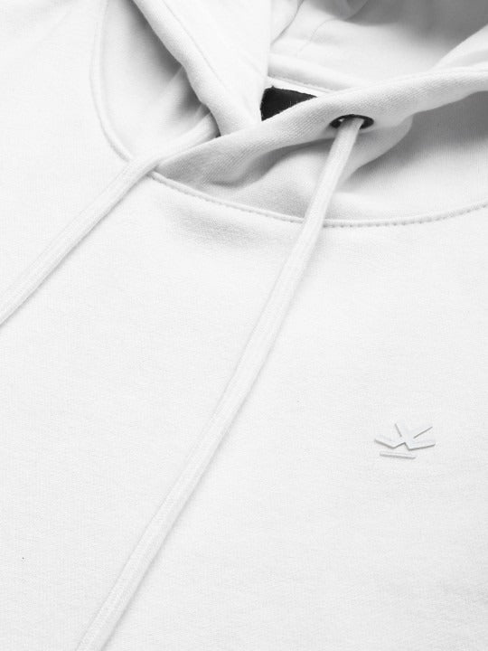 Men White Hooded Sweatshirt – Stylish Cotton Hoodie for Winter in Pakistan