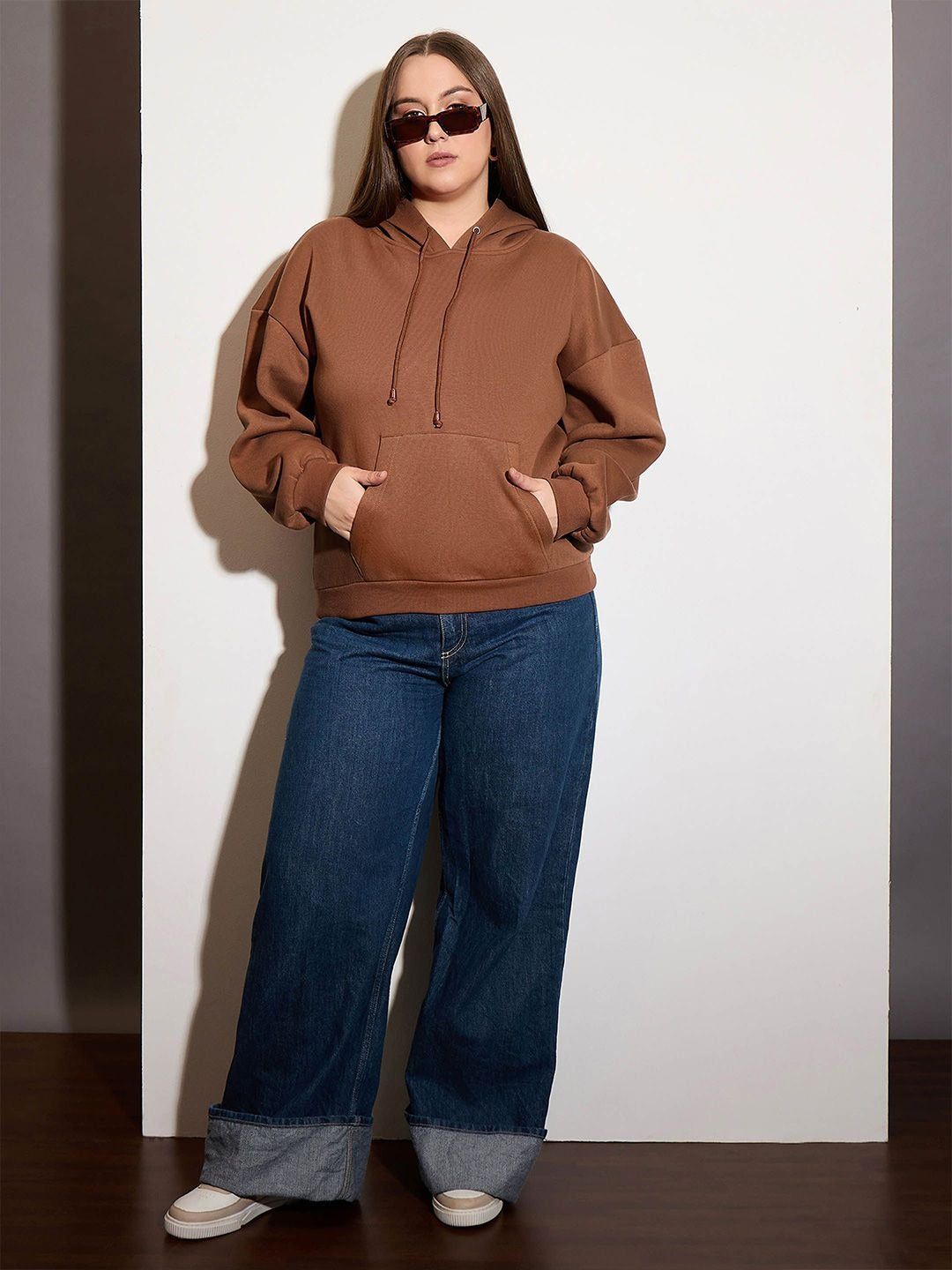 Women’s Hooded Hoodie — Cozy Brushed Fleece Pullover with Kangaroo Pocket | HB INDUSTRIES Pakistan