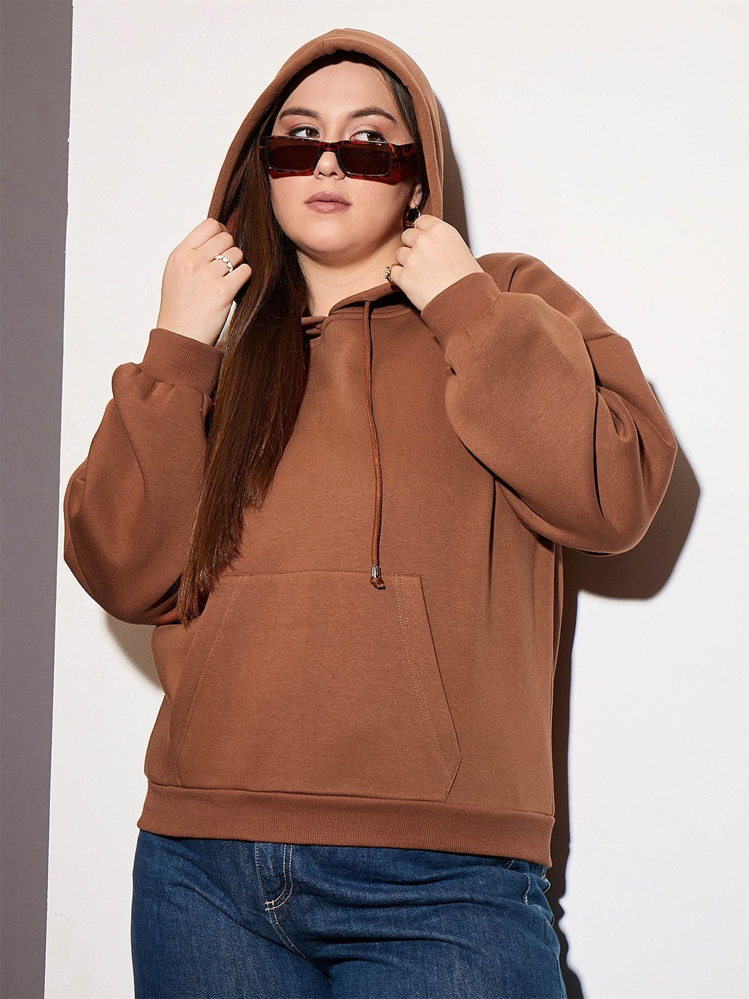 Women’s Hooded Hoodie — Cozy Brushed Fleece Pullover with Kangaroo Pocket | HB INDUSTRIES Pakistan