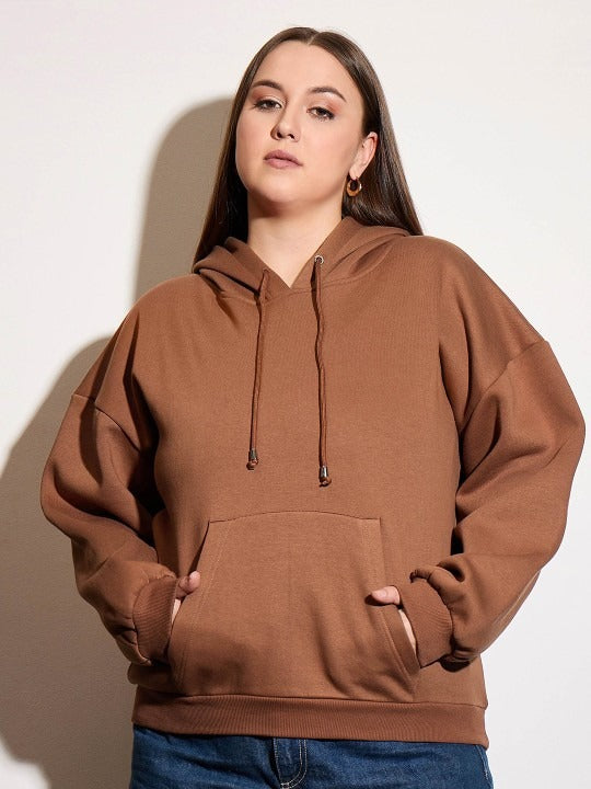 Women’s Hooded Hoodie — Cozy Brushed Fleece Pullover with Kangaroo Pocket | HB INDUSTRIES Pakistan