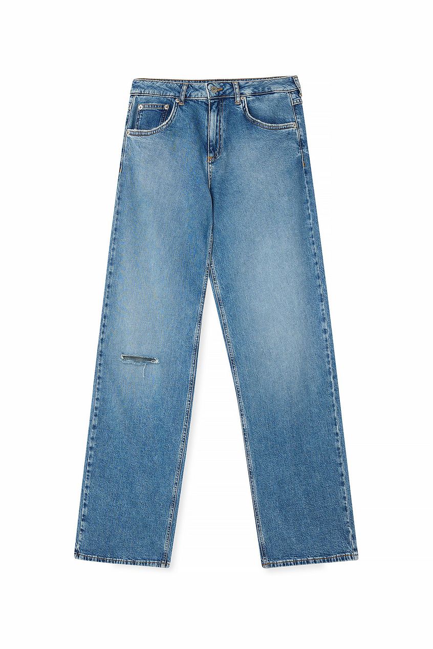 Women Wide Leg Mid Waist Jeans – Trendy Mid-Rise Wide Leg Denim for Pakistani Women | HB INDUSTRIES