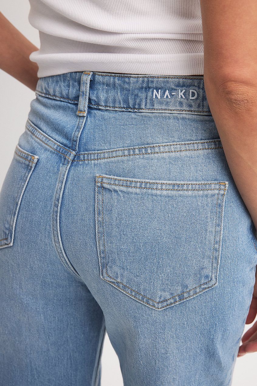 Women Straight High Waist Jeans – Classic High-Rise Straight Leg Denim for Pakistani Women | HB INDUSTRIES