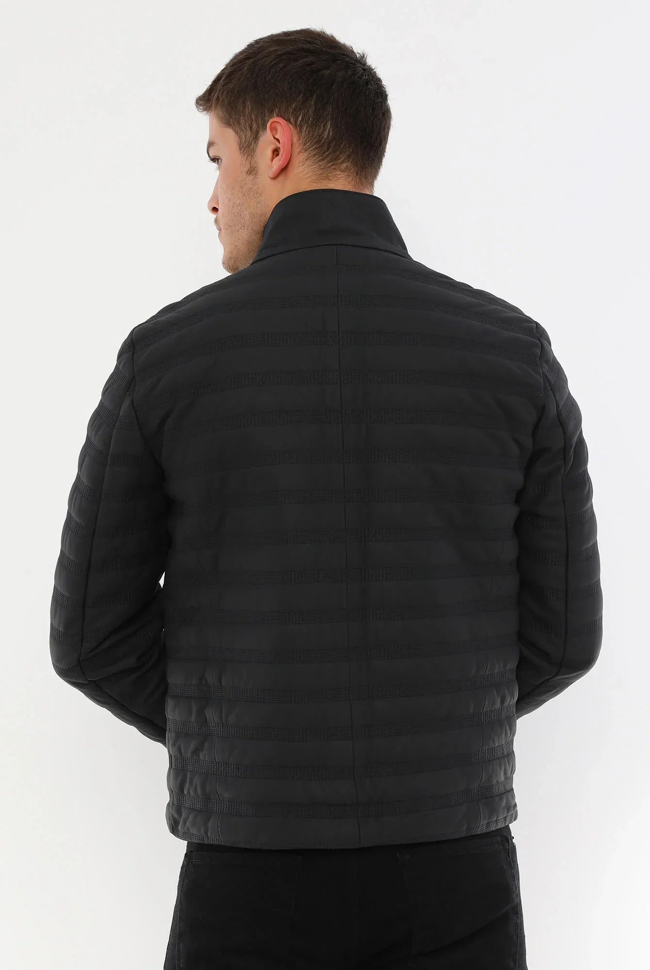 Elvis Mat Black Genuine Leather Jacket