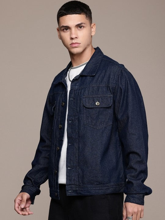 The Life Co. Pure Cotton Denim Jacket – Breathable Casualwear for Men in Pakistan | HB INDUSTRIES