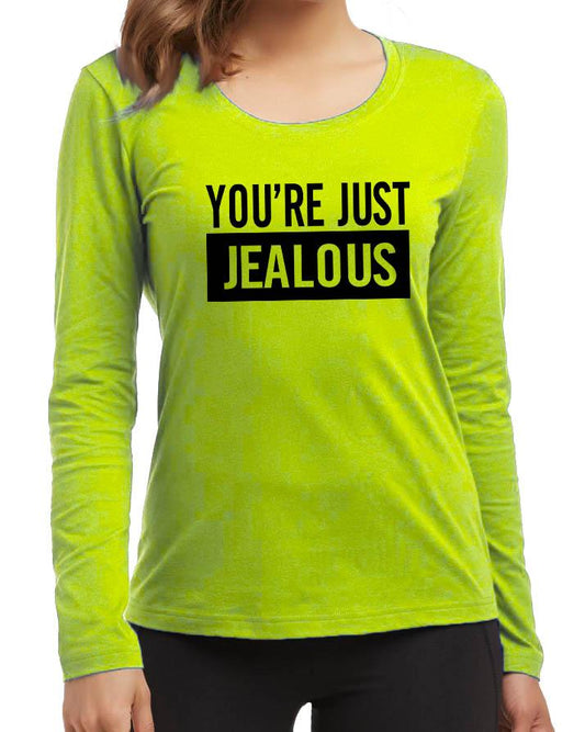 YouRe Jealous New Fashion Light Green Quality High Printed Design T-Shirt