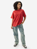 Women Round Neck Oversized Cotton T-Shirt – Comfortable Casual Wear Pakistan