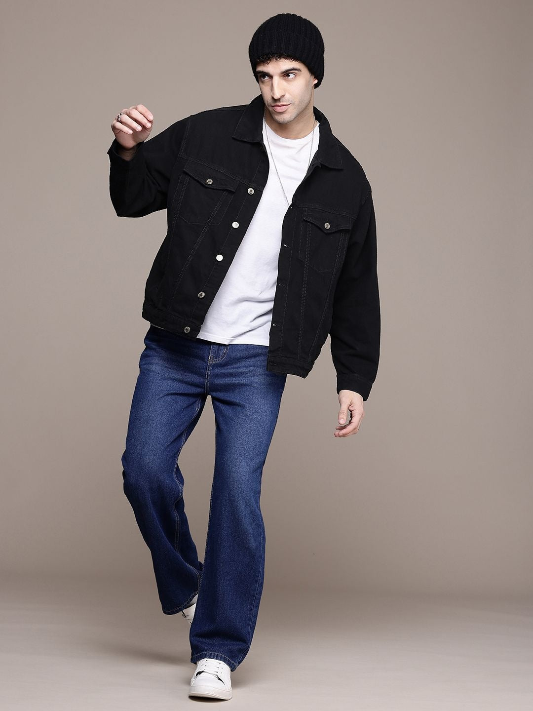 The Life Co. Oversized Trucker Pure Cotton Denim Jacket – Stylish Streetwear for Men in Pakistan | HB INDUSTRIES