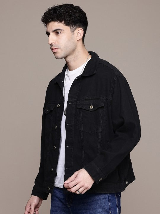 The Life Co. Oversized Trucker Pure Cotton Denim Jacket – Stylish Streetwear for Men in Pakistan | HB INDUSTRIES
