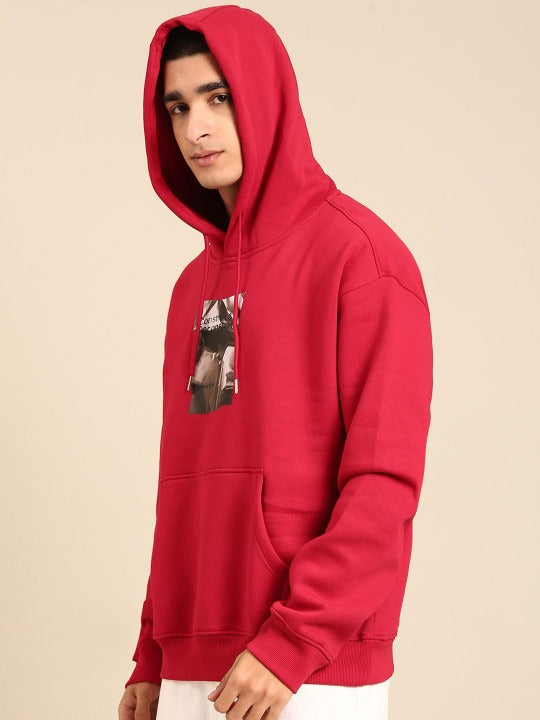 Men Printed Hooded Sweatshirt – Stylish Graphic Hoodie for Men in Pakistan