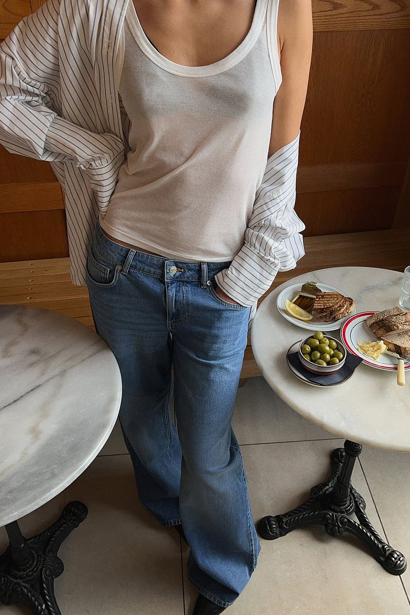 Women Low Waist Wide Leg Denim – Low-Rise Wide Leg Baggy Jeans for Pakistani Streetwear | DOCACCA