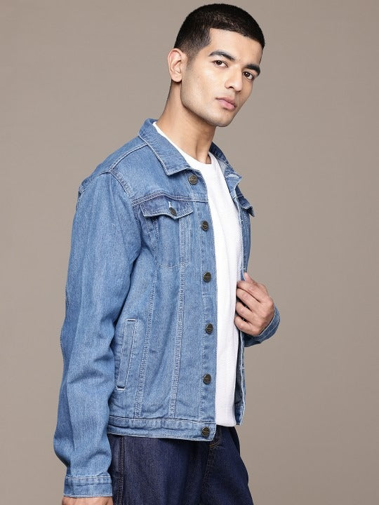 The Lifestyle Co. Pure Cotton Denim Jacket for Men – Lightweight, Breathable, Everyday Outerwear in Pakistan