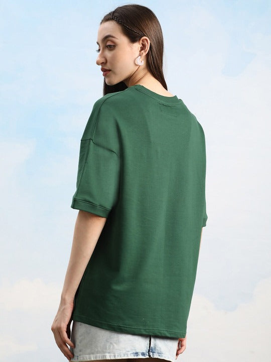 Dillinger Unisex Drop Shoulder Terry Cotton Oversized T-Shirt – Trendy Streetwear for Men & Women in Pakistan | DOCACCA