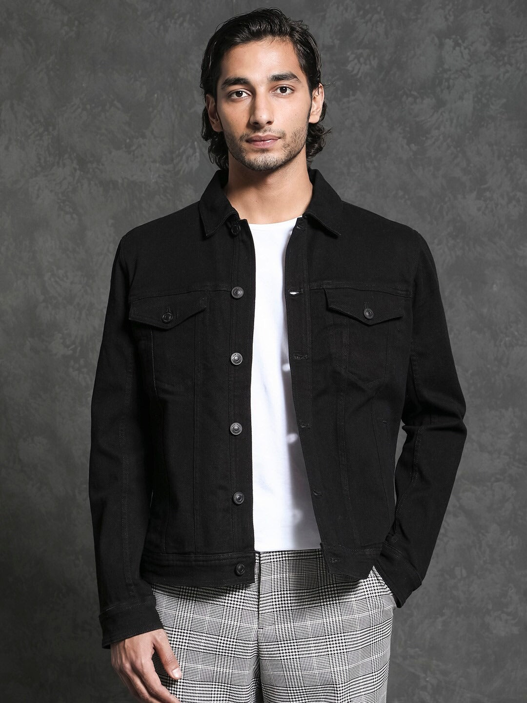 Men Tonk Tailored Fit Cotton Denim Jacket – Smart, Lightweight Outerwear for Pakistani Style | DOCACCA